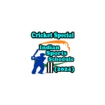 indian sports schedule android application logo